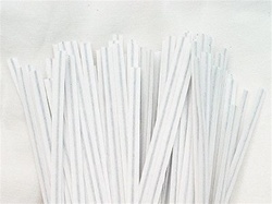 6" White Paper Twist Ties 2,000/cs| Prism Pak