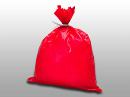 Red Dressing Disposal Bag 4 X 30 High-Density| Prism Pak