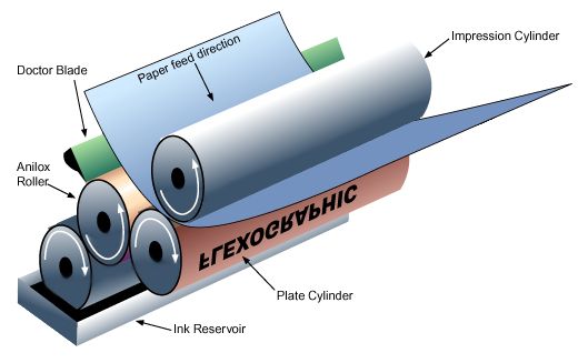 Flexographic printing image