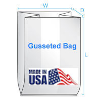Gusseted Plastic Bag