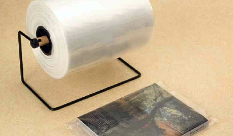 gusseted poly bags on a roll image