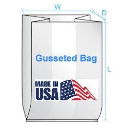 Gusseted Poly Bags  10X4X20 1 Mil  1000/CTN| Prism Pak