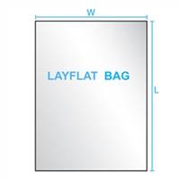 Flat Poly Heavy Duty Bag 6-mil 6x16" cs/1000 Clear  Heat Seal FDA 122540
