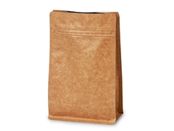 12 oz Kraft Coffee Bags with Degassing Valve, 25 pack| Prism Pak