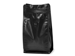 16 oz Black Coffee Bags with Degassing Valve, 25 pack| Prism Pak