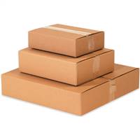10" x 10" x 2" Flat Corrugated Boxes| Prism Pak