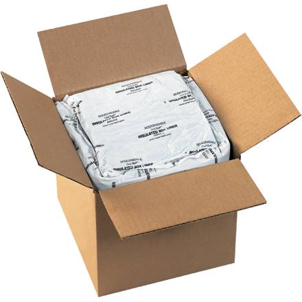 8 x 8 x 8" Deluxe Insulated Box Liners| Prism Pak