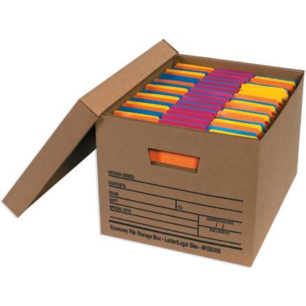 15 x 12 x 10" Economy File Storage Boxes| Prism Pak
