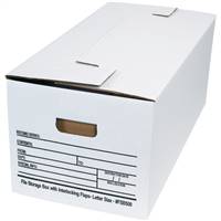 24 x 12 x 10" Interlocking Flap File Storage Boxes| Prism Pak