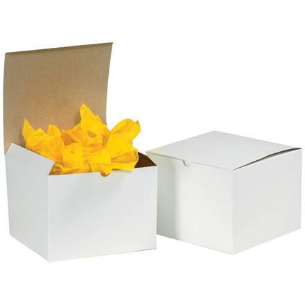 10 x 10 x 6" White Gift Boxes| Prism Pak