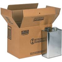 9 x 6 11/16 x 10 1/4" 2 - 1 Gallon F-Style Boxes| Prism Pak