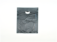 12 X 3 X 18 Black High Density Polyethylene Merchandise Bag with Die Cut Handle 0.7 mil 500/cs| Prism Pak
