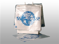 10 X 8 Seal Top Saddle Pack Deli Bag -- Printed "Fresh to Go" One Color 1.25 mil 1,000/cs| Prism Pak