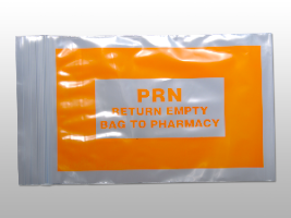 Orange PRN Bag -- Seal Top Reclosable 6 X 9 2 mil 1,000/cs| Prism Pak