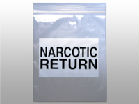Narcotic Return Bag - Seal Top Reclosable 6 1/2 X 8 2 mil 1,000/cs| Prism Pak