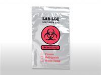 Reclosable 2-Wall Specimen Transfer Bag (Biohazard) 6 X 9 2 mil 1,000/cs| Prism Pak