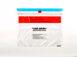 Specimen Bags Lab SealÃ‚Â®Tamper-Evident with Removable Biohazard Symbol| Prism Pak