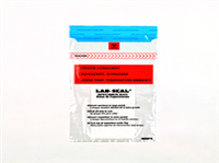 Specimen Bags Lab SealÃ‚Â®Tamper-Evident with Removable Biohazard Symbol and Absorbent Pad| Prism Pak