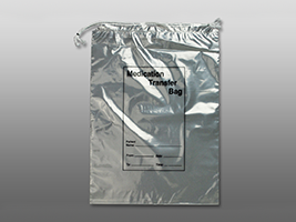10 X 14 Drawstring Reclosable 2-Wall Specimen Transfer Bag 2 mil 1,000/cs| Prism Pak
