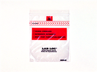 Lab-LocÃ‚Â® Specimen Bags with Removable Biohazard Symbol 4 X 6 1.75 mil 1,000/cs| Prism Pak