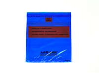 Lab-LocÃ‚Â® Specimen Bags with Removable Biohazard Symbol - Blue Tint 6 X 9 1.75 mil 1,000/cs| Prism Pak