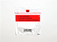 Lab-LocÃ‚Â® Specimen Bags with Removable Biohazard Symbol and Absorbent Pad 8 X 10 1.75 mil 1,000/cs| Prism Pak
