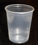 Fabri-Kal 32oz Clear Polypropylene Deli Container Cup 500/Case| Prism Pak