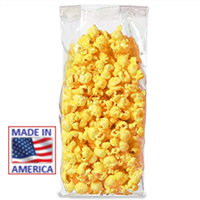 4.5" x 2.25" x 11" 8 oz  EZ Open Clear Cello Bags for Popcorn| Prism Pak