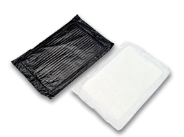 Black/White 50 Gram Soaker Pad  mil 2,000/cs| Prism Pak