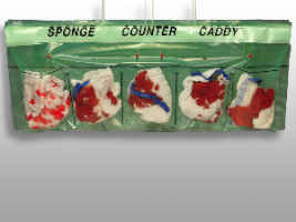 25 1/2 X 6 Sponge Counter Caddy 2 mil 250/cs| Prism Pak
