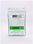 TT810MLS 8"x10.5" Single Pouch White/Op Disposable Deposit Bag Qty 500/CS| Prism Pak